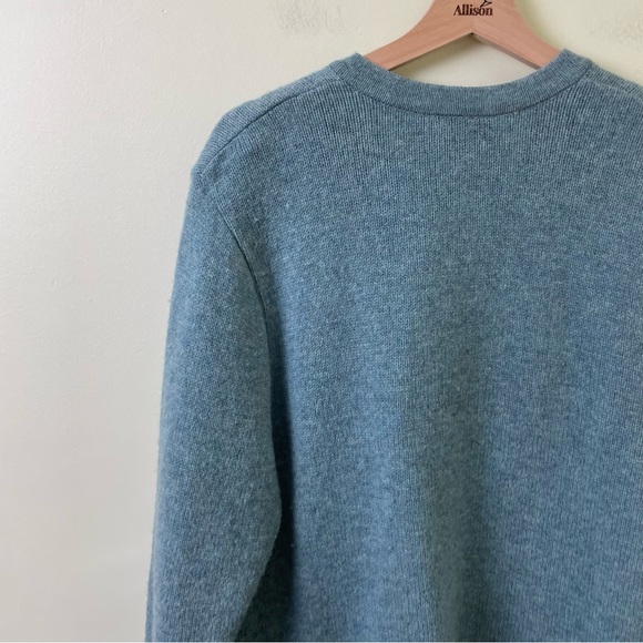 Vintage Austrian 100% Wool Embroidered Flower Cardigan Sweater SZ 8 - Picture 2 of 12